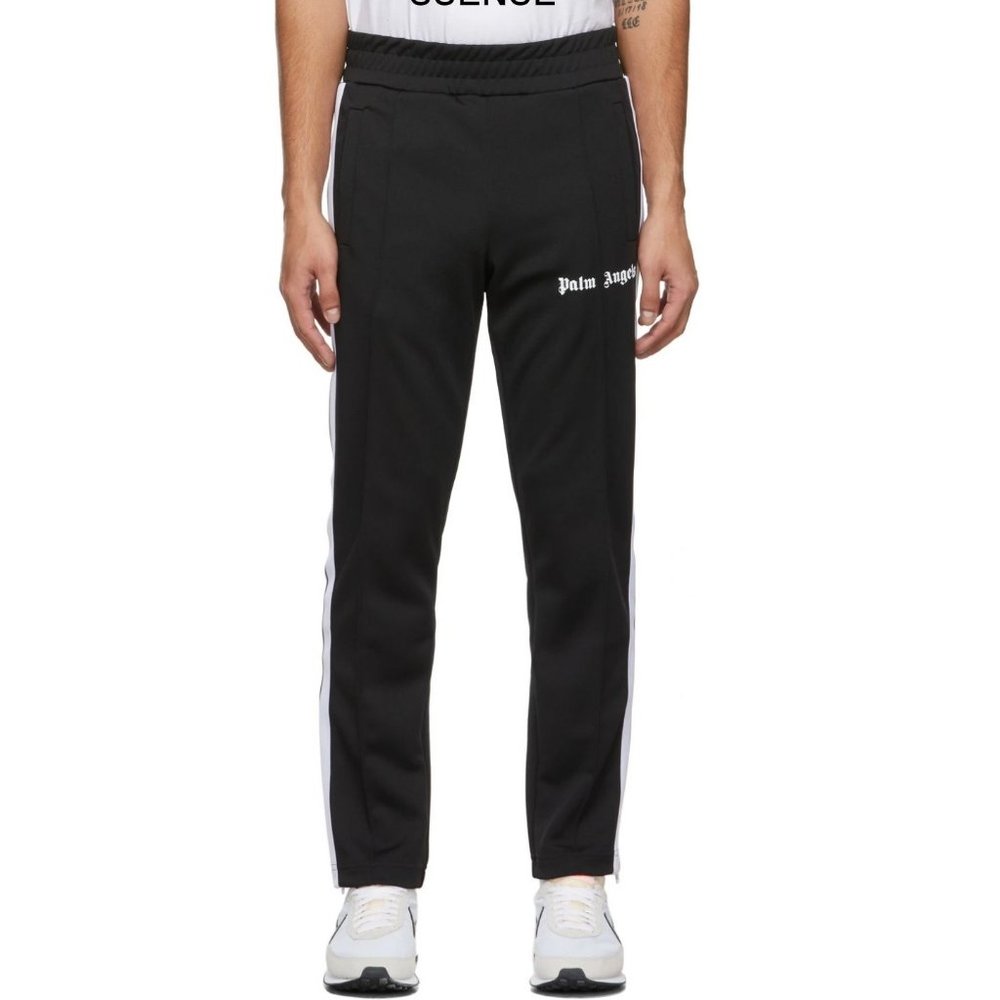 Palm Angels sz XL men's classic track pant black white NWT - Picture 2 of 4